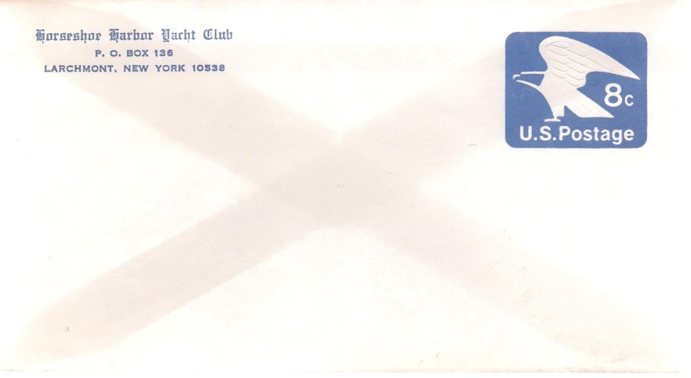 Unused 8 Cent Eagle Embossed Stamped Envelopes Issue Date May 6, 1971 Eagle Blue