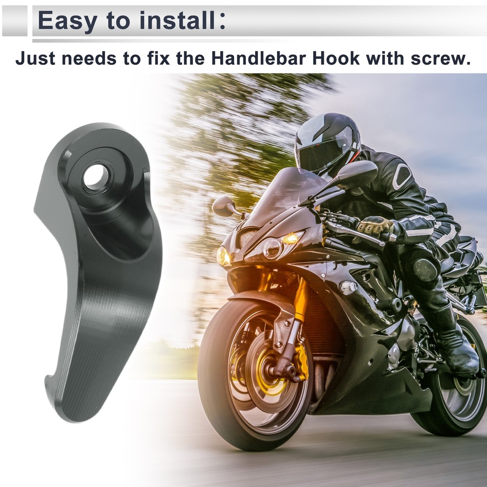 One Piece Aluminum Alloy Motorcycle Drop Hook Ton Titanium