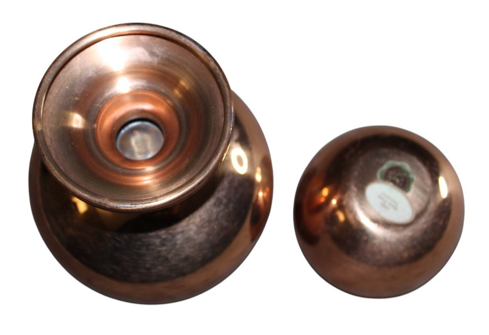 Copper craft Guild Roly Poly Cup With Pedestal Pitcher
