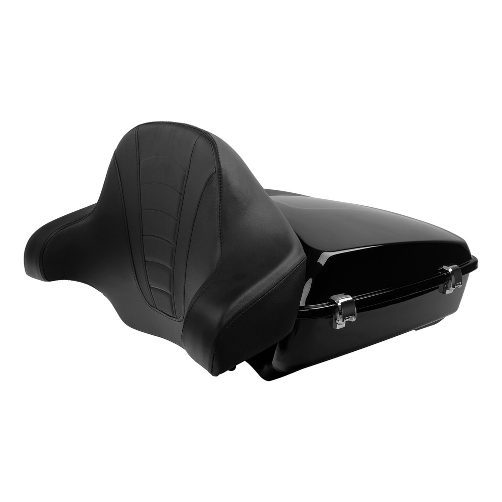 Chopped Trunk Backrest Pad Fit For Harley Touring Models 2014-Up