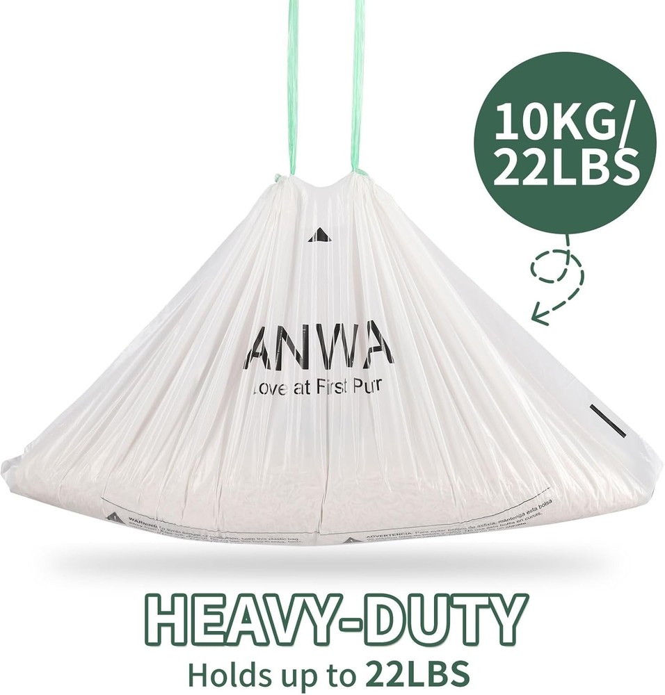 Durable 40 Count Cat Litter Liners - Extra Thick for Maximum Protection