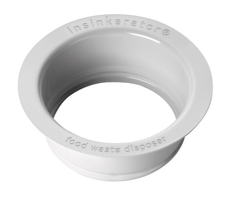 InSinkErator Sink Flange, White, FLG-WH