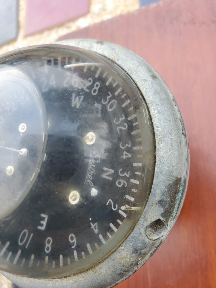 Vintage SESTREL brass Compass
