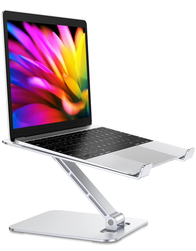Foldable Laptop Stand, Height Adjustable Ergonomic Computer Stand for Desk, A...