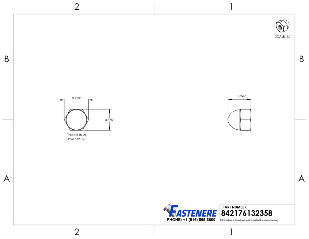 10-24 Hex Cap Nuts Solid Brass Grade 360 Commercial Plain Finish Quantity 10