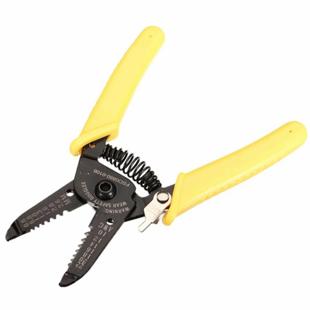 2x 6" Cable Wire Stripping Cutter Tool 10-22 AWG Metric Electrical Cutting Tool