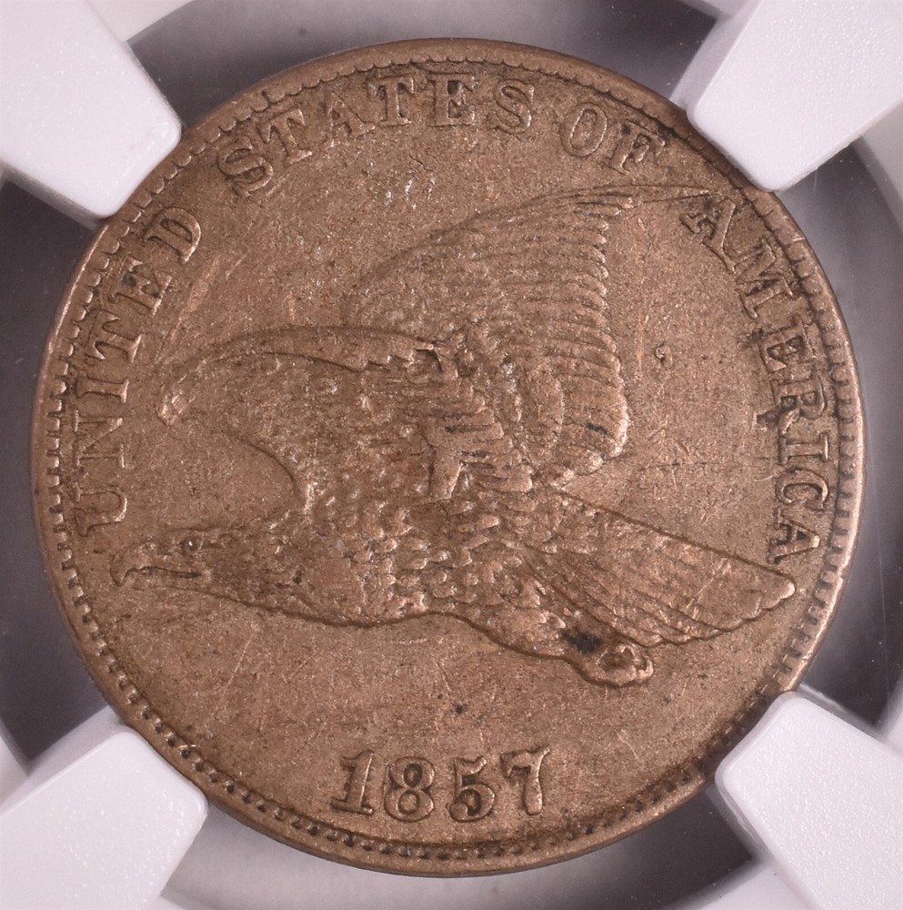 1857 Flying Eagle Cent - NGC XF40