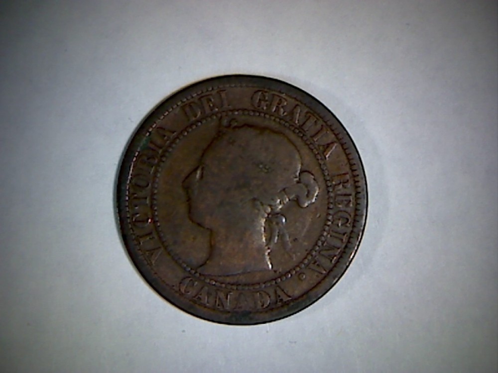 CANADA 1884 LARGE CENT ,