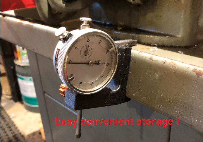 Lathe Magnetic 3/8" Indicator Tool Holder (Indicator not INCLUDE)