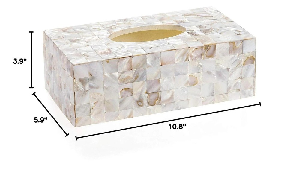 Milano Tissue Box Cover Rectangular - Decorative Tissue Box Holder Rectangula