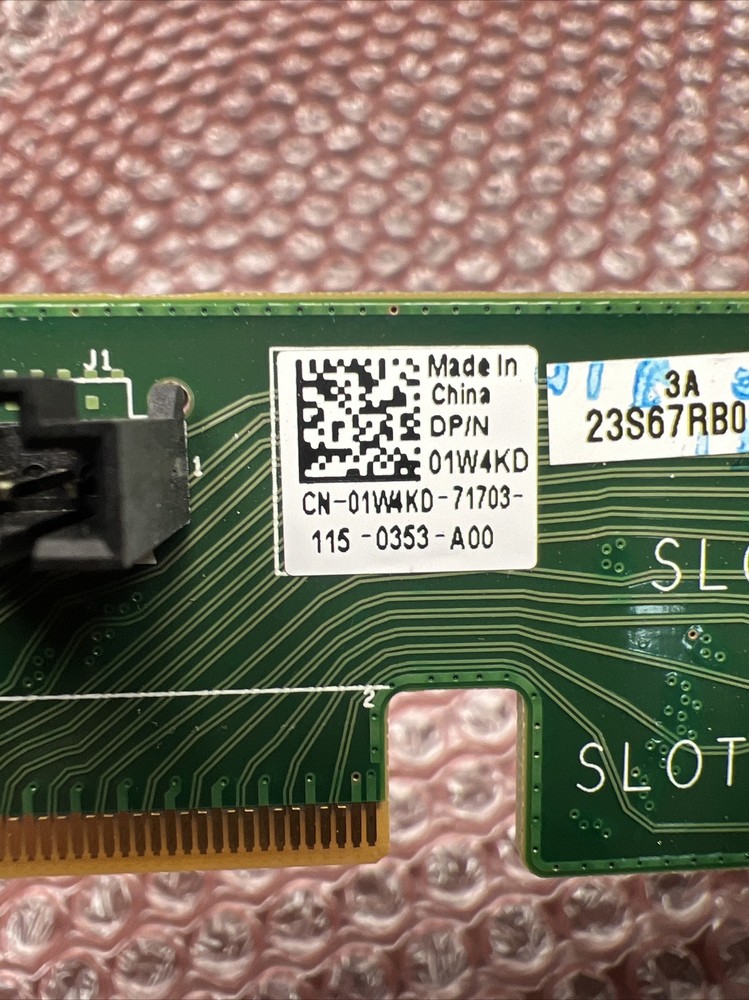 Used Dell 01W4KD Server Riser Card