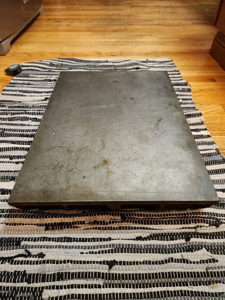 Machinists Machine Surface Plate Cast Iron 22 x 16in