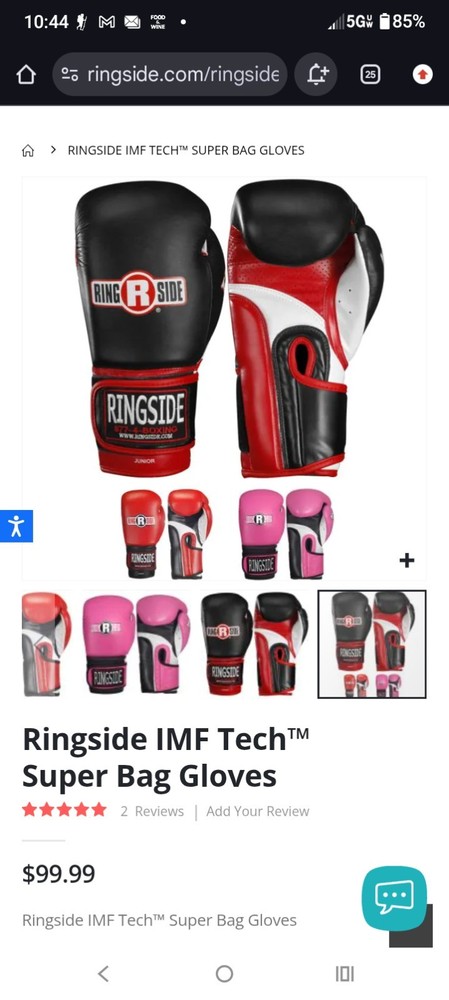 Two Pair Ringside Boxing Gloves