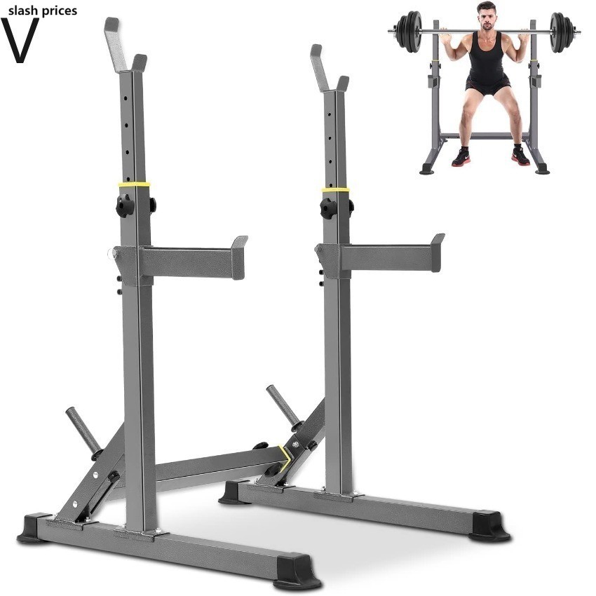 Adjustable Squat Rack,Multi-Function Barbell Rack for Weight Lifting U