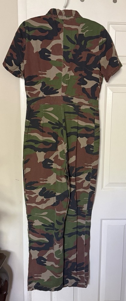Urban Outfitters Camo Flight Jumpsuit Size Medium $25