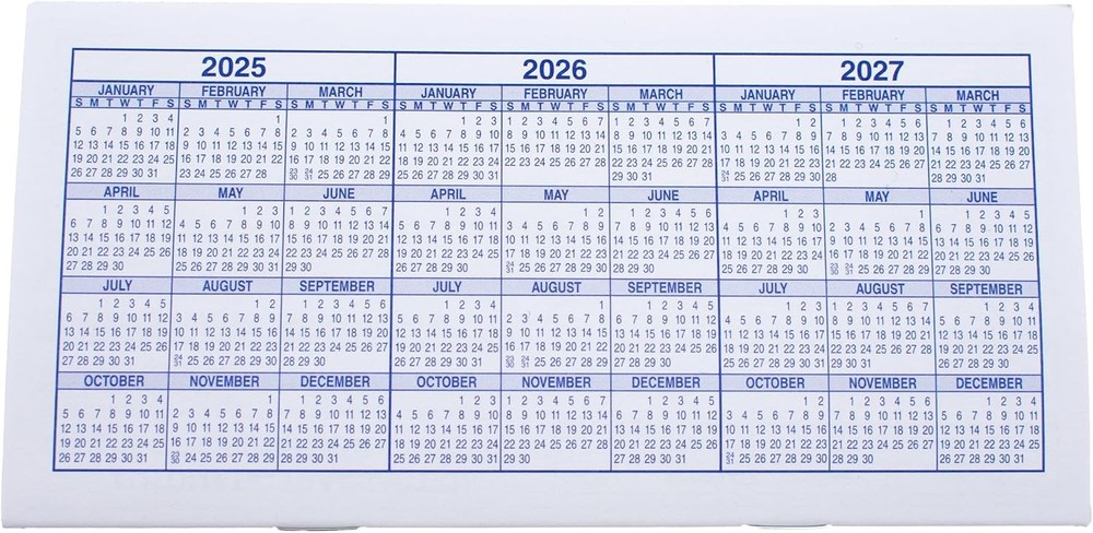 Checkbook Registers for Personal Checkbook, Transactions White and Blue