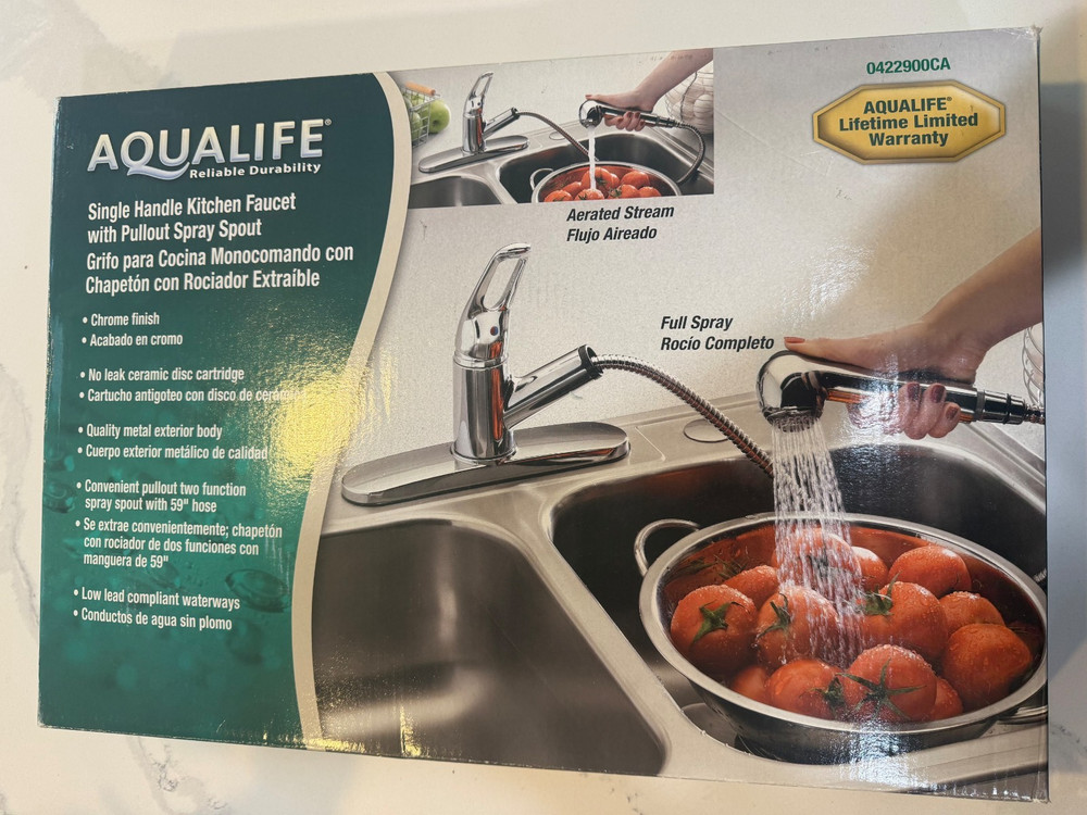 Aqualife Single Handle Kitchen Faucet 0422900CA