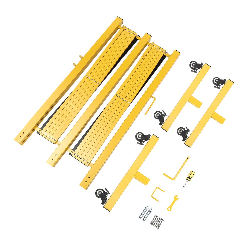 Foldable Mobile Barrier Gate Expandable T-shaped Base Security Gate For School