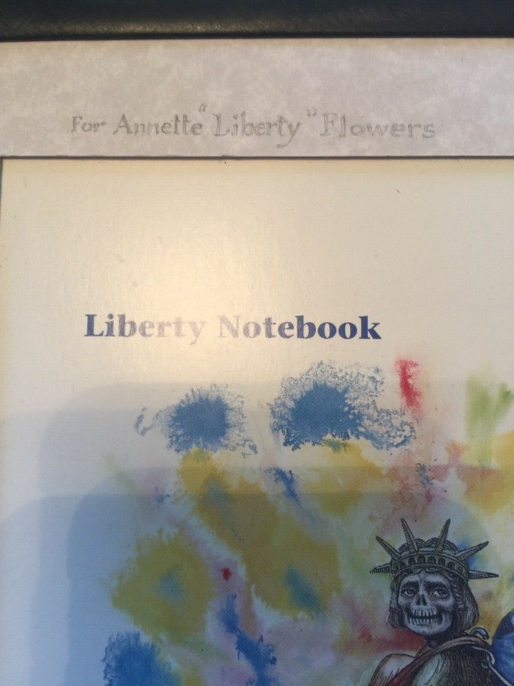Grateful Dead signed Liberty Notebook framed