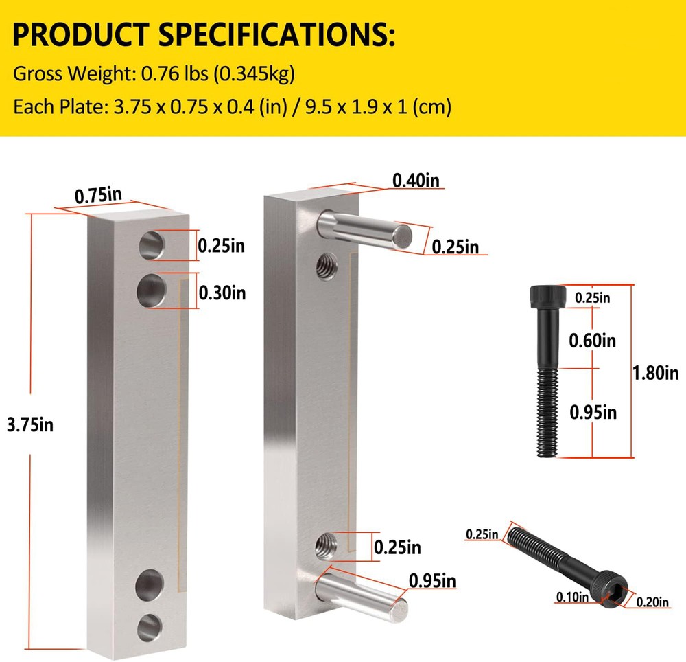 Hardened File Guide with Carbide Surface For Knife Making Knife Maker Tool 2''