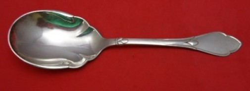 Danish Sterling Silver Berry Spoon Dated 1934 8 1/2" Serving