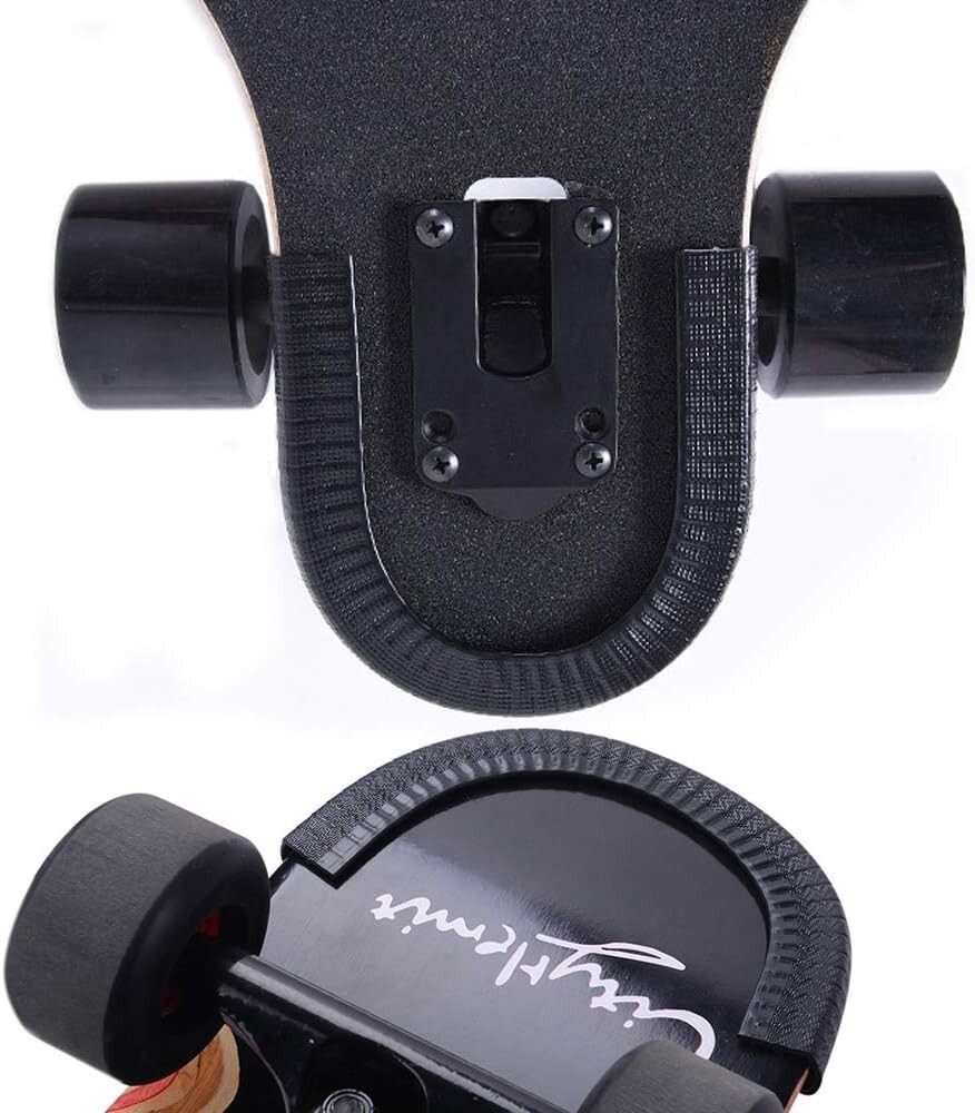 MAXPRO Skateboard Deck Edge Guard / Protector, Durable Black Rubber Cover