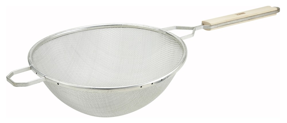10-1/4" Single Mesh Strainer, Medium, Tin (12 Each)
