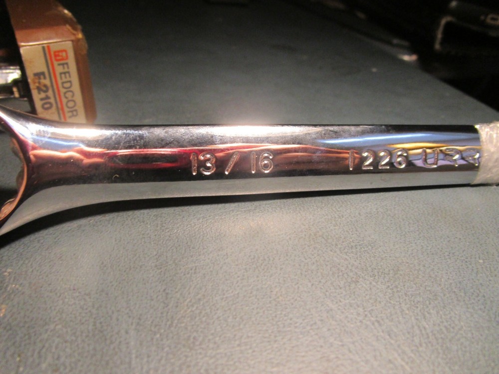 13/16" URREA Chrome Combination Wrench