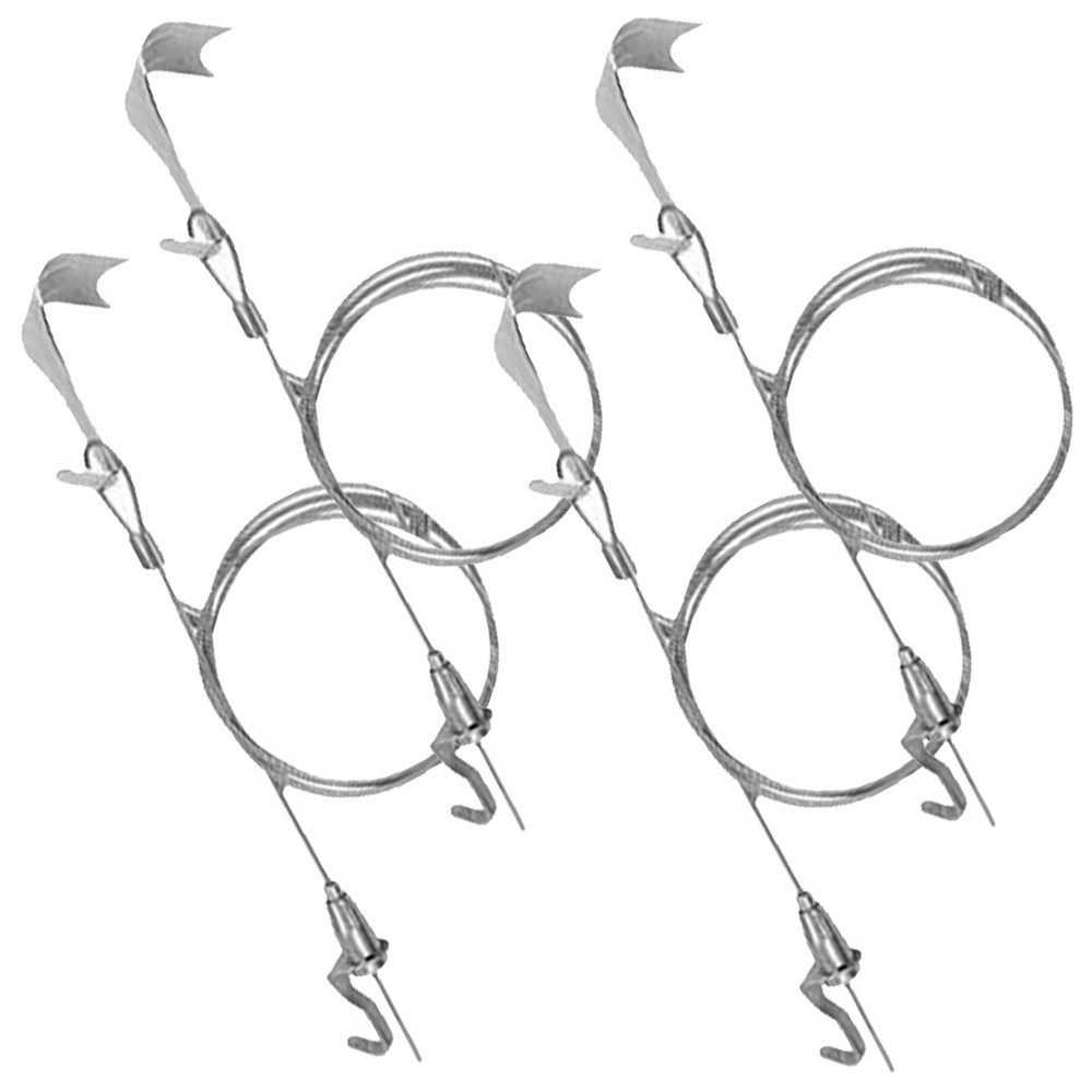 4 Sets Heavy Duty Hangers Hanging System Picture Cord for Frames Wall Hook