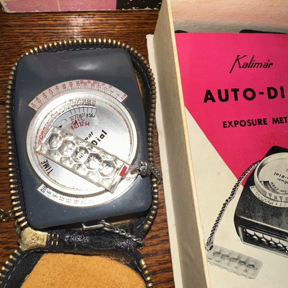 Vintage Kalimar Exposure Meter Model A-1 Complete In Box
