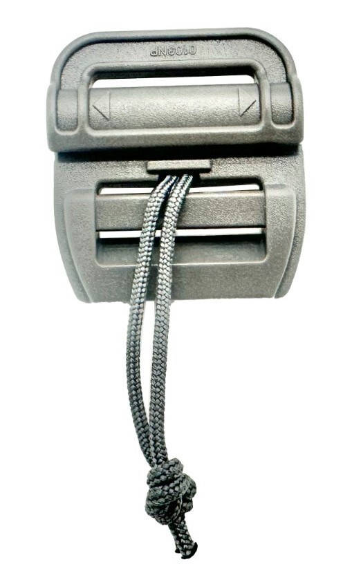 Duraflex 25mm Quick Release Buckle / Tubes V2 ( Wolf Grey) Rapid Opening