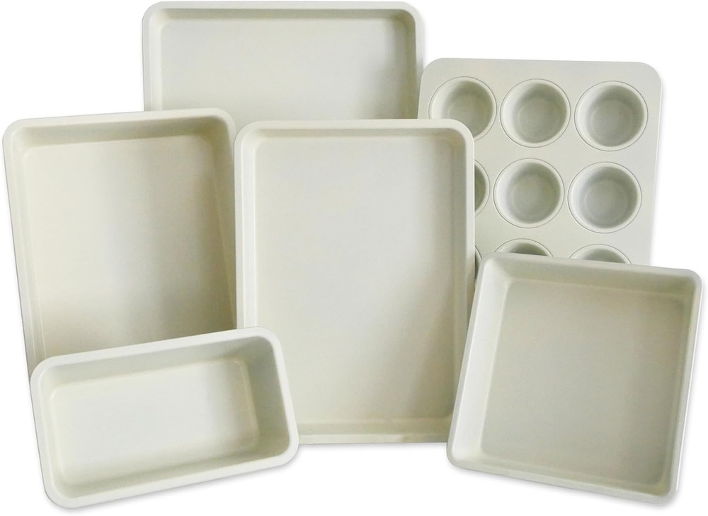 Effortless Baking: 6-Piece Nonstick Ceramic Bakeware Set