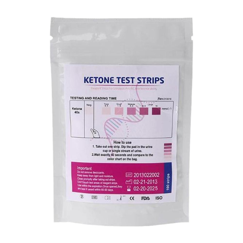 Ketone Test Paper 100 Strip New C7