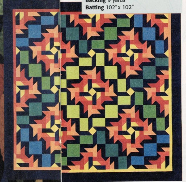 Jupiter Burning Quilt Pattern Pieced MS