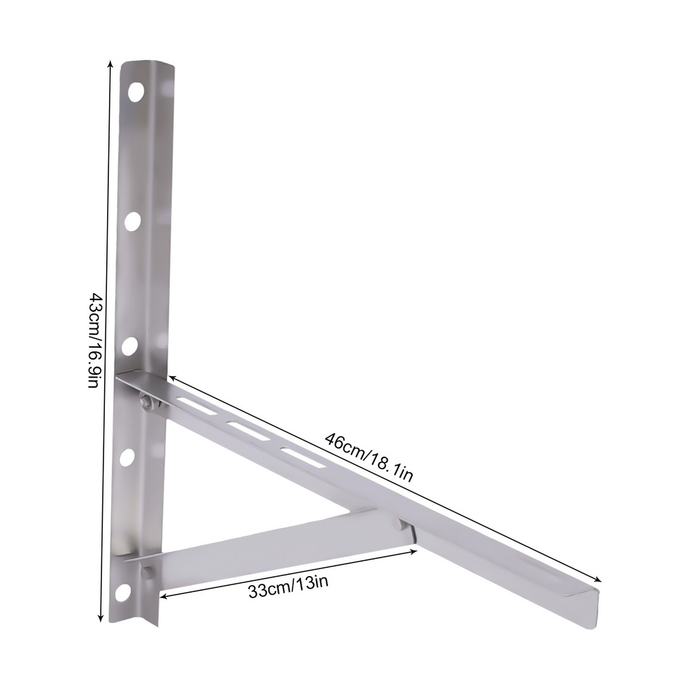 Mini Split Wall Mount Bracket for Air Conditioner - Durable Stainless Steel