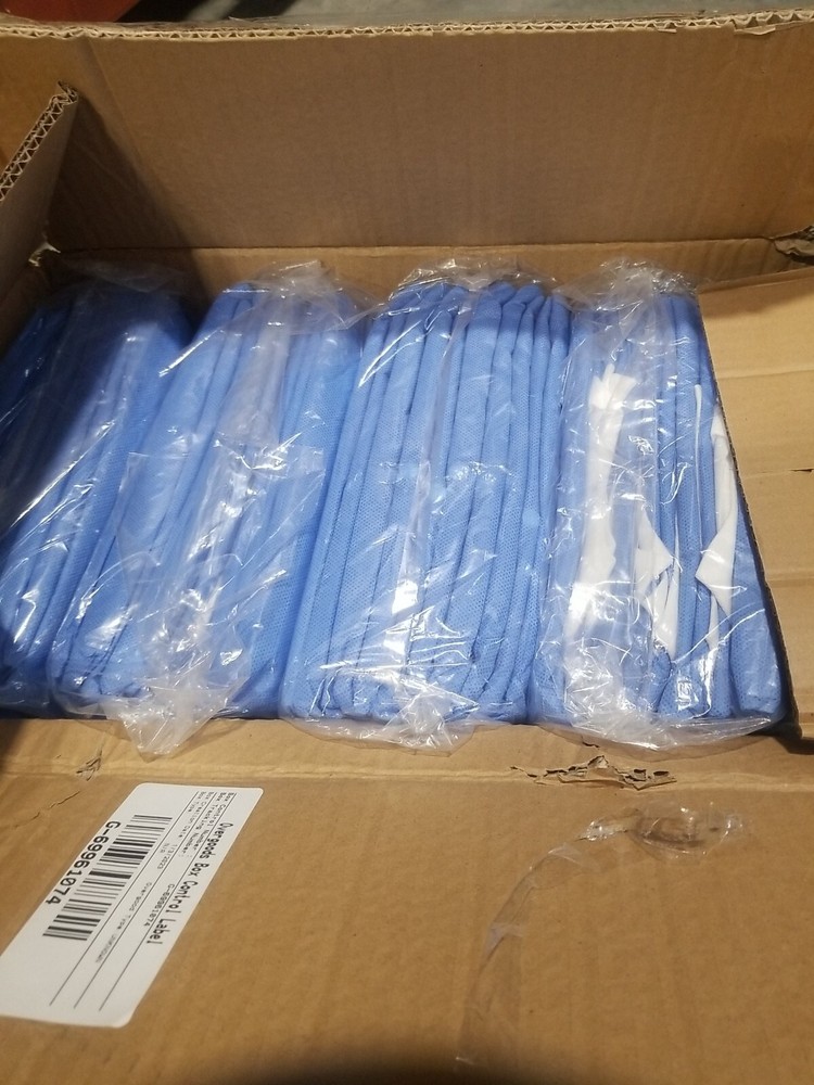 AMD Lab Coat X-Large, Blue, 50 count