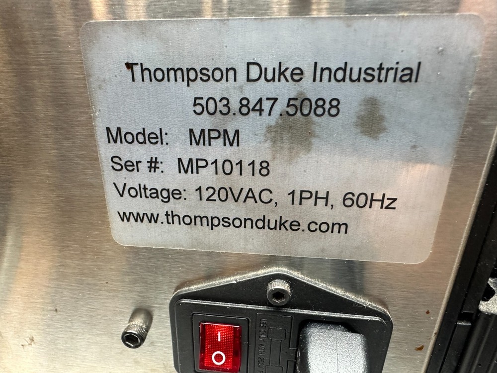 Thompson Duke MPM Mouthpiece Fastening Machine Capper 120