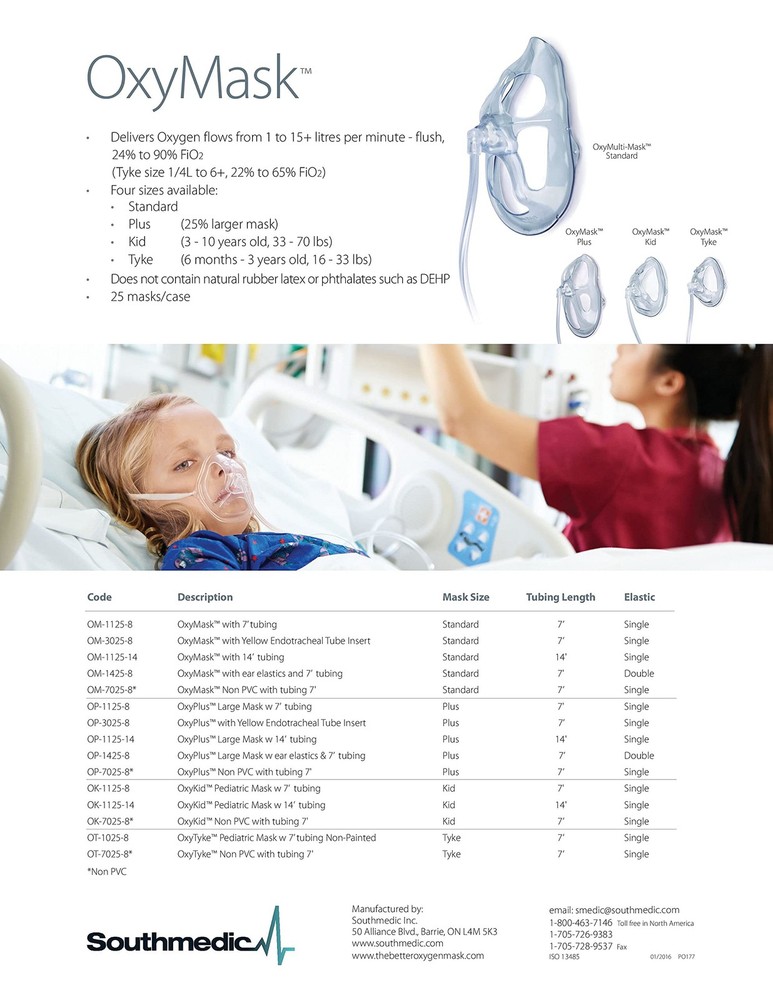 OxyMask OM-1125-8