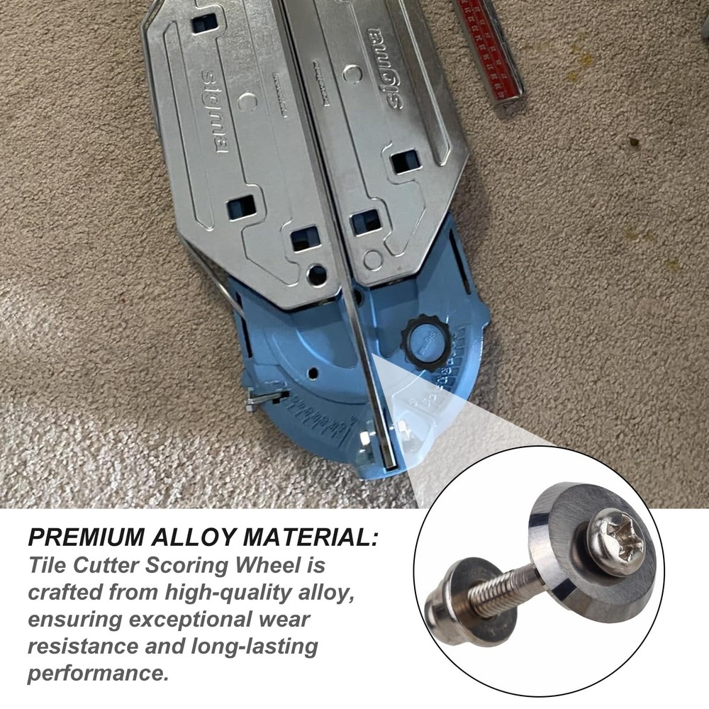 12mm Tile Cutter Scoring Wheel 14A for All Sigma Pull Handle Tile Cutters,Alloy