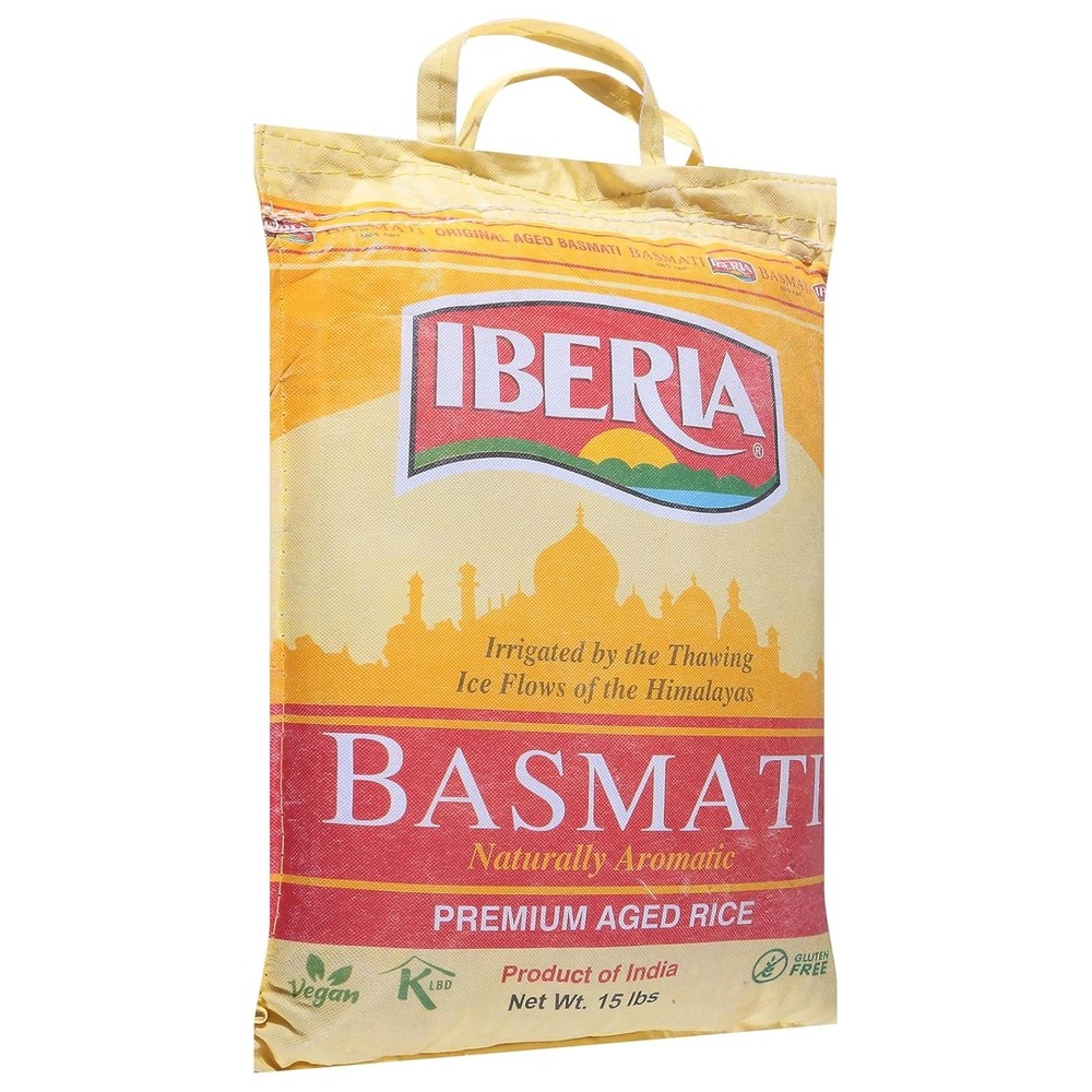 Aged Indian Basmati Rice, 15 Pounds