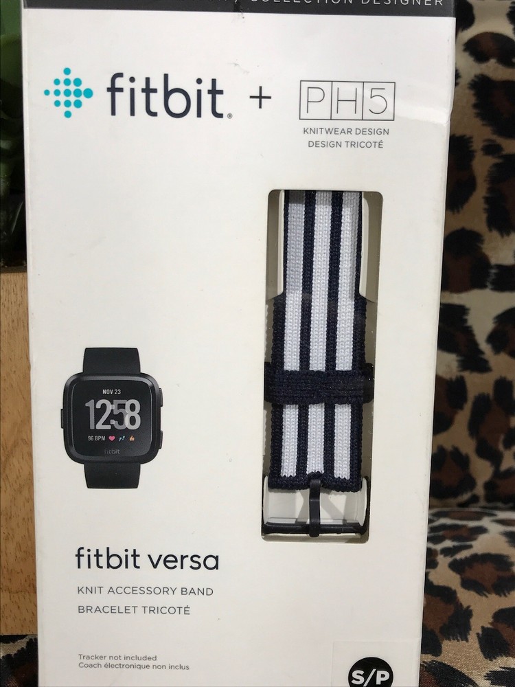New Fitbit Versa Small Knit Accessory Band Genuine Fitbit + PH5