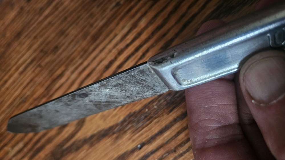 Original WWI US LF&C Mess Kit Knife WW1 1917 Dated