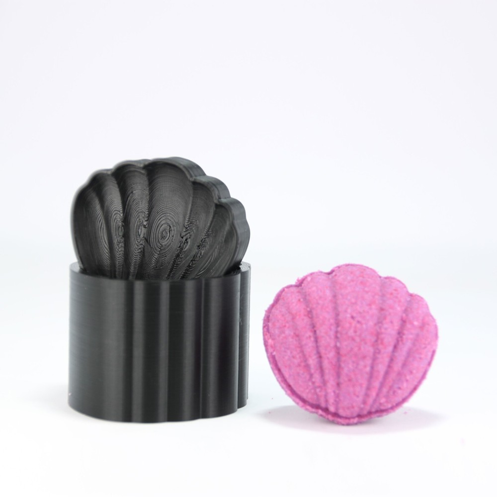 SEASHELL Bath Bomb Mold, DIY original BathBombs Set 3D Printed Kit
