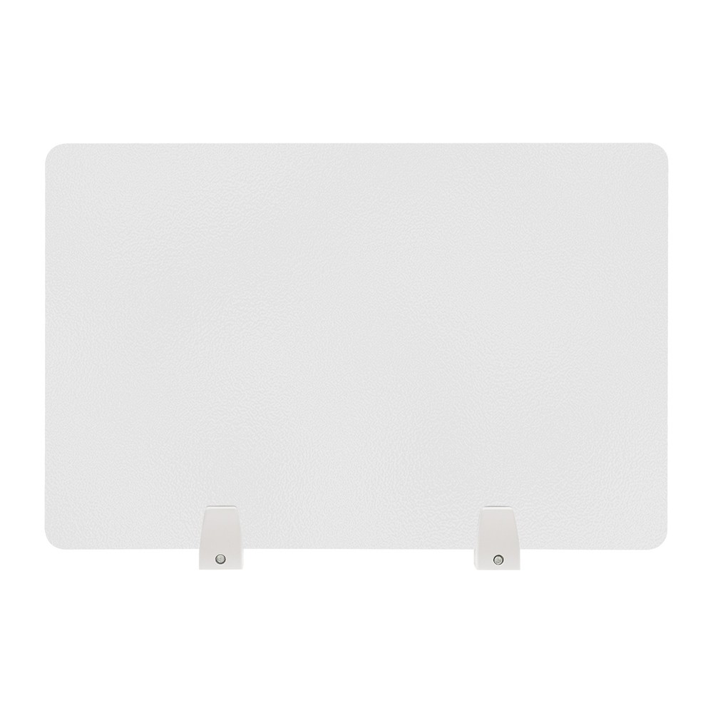 4 PCS Desk Divider Privacy Screen Panel with Clamps Acrylic Office Partition