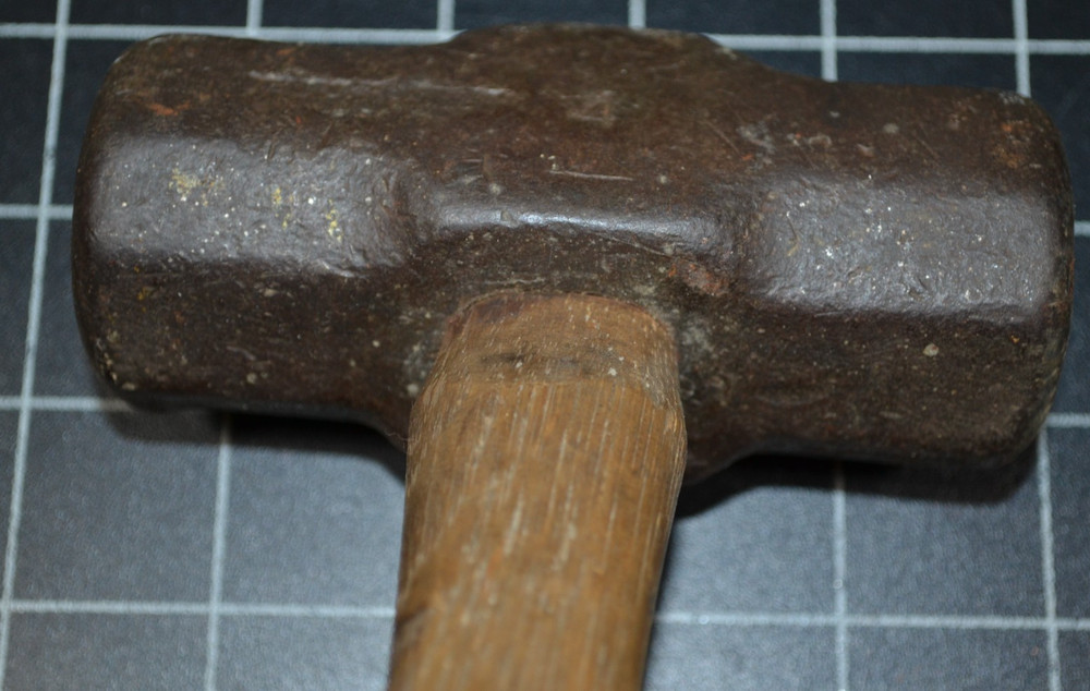 TRUE TEMPER - DOUBLE FACE ENGINEERS' HAMMER - 4# - ORIGINAL HANDLE