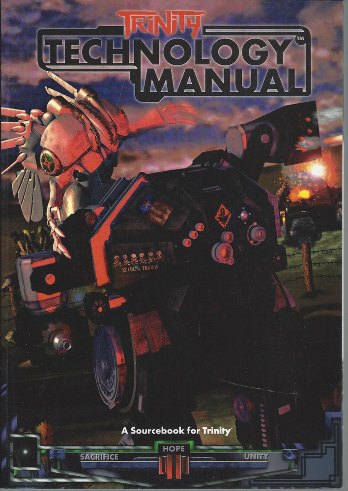 Trinity RPG Technology Manual  SC NEW OOP  White Wolf  WW 9200  c2