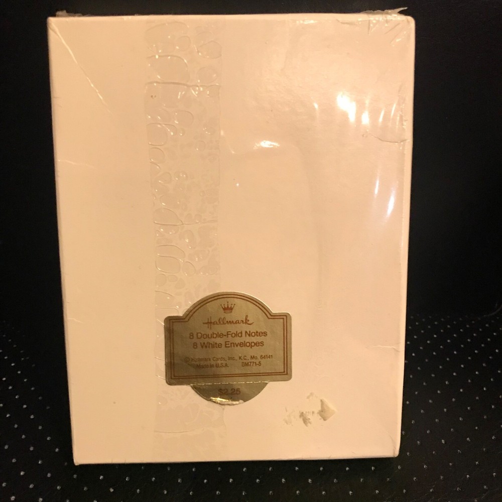 Hallmark Note Cards Calla Lily Lillies Vintage 8 Double Fold Notes & Envelopes