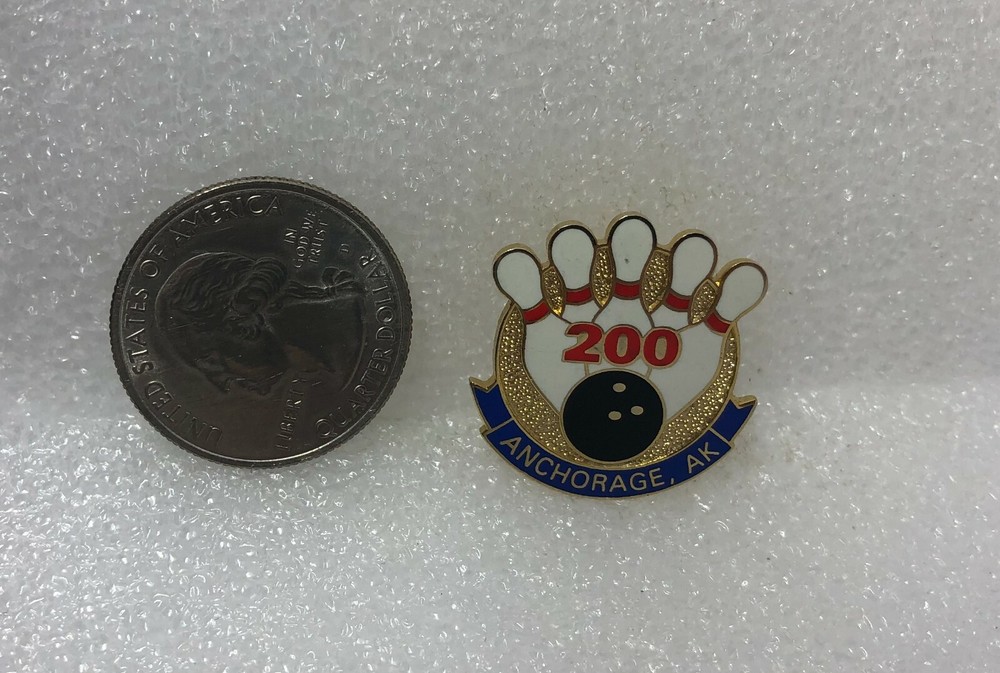 Bowling 200 Anchorage Alaska Pin