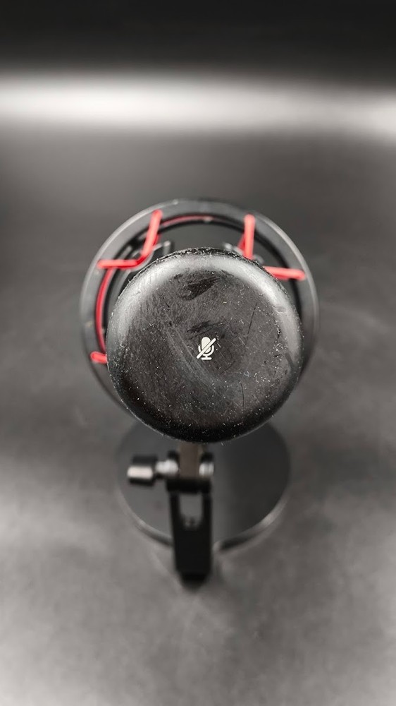 HyperX QuadCast Microphone Used Working Black/Red