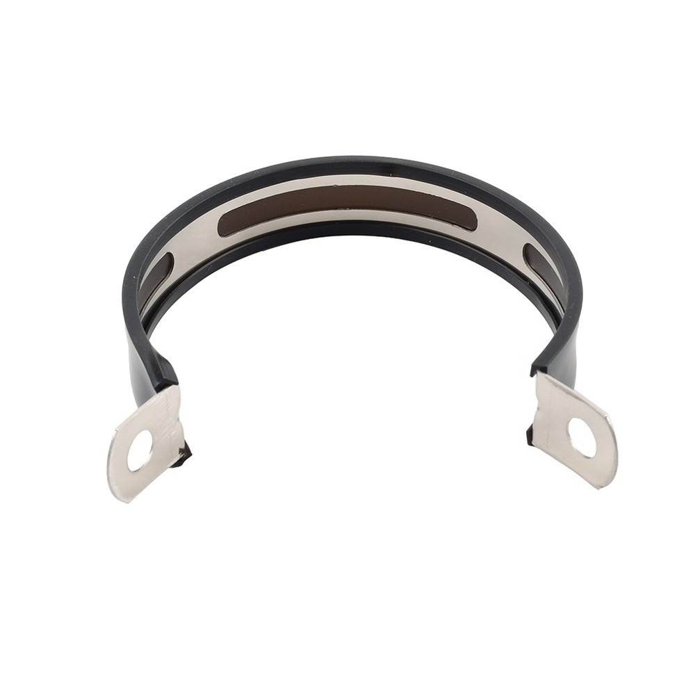 89mm Universal Motorcycle Exhaust Clamp Mount Bracket Fixed Ring Hanger Support